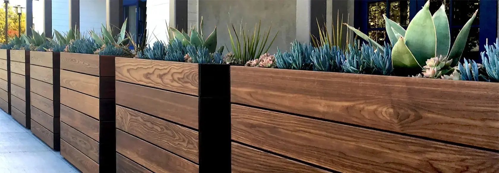 Boulevard Wood Planters 1680x817
