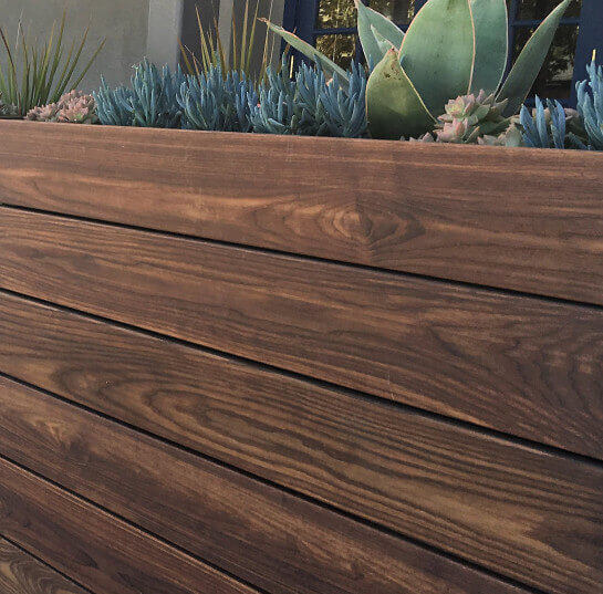 thermally modified wood