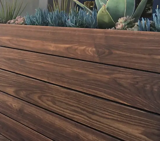 thermally modified wood