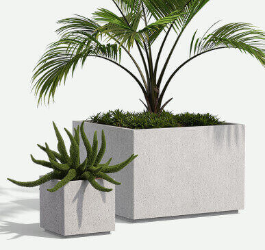 Wilshire GFRC Square with toekick F2F4F2