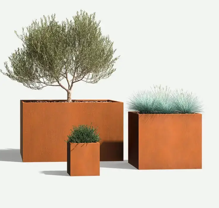 Wilshire-Weathering-Steel-Squares-plants-F2F4F2
